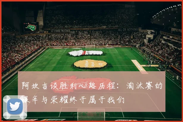阿坎吉谈胜利心路历程：淘汰赛的艰辛与荣耀终于属于我们